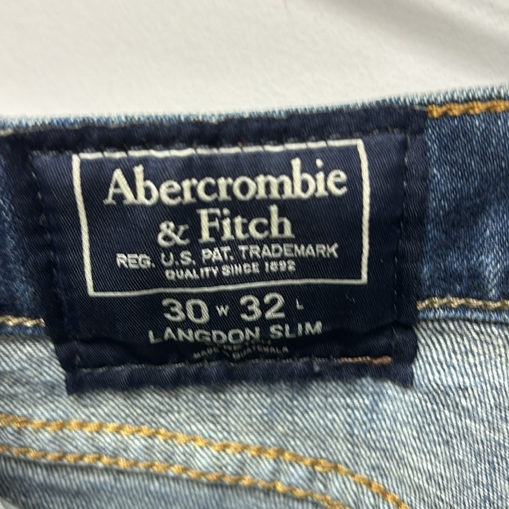 Abercrombie & Fitch US PATENT REGISTERED TRADEMARK 30w W 32 L - Picture 10 of 15